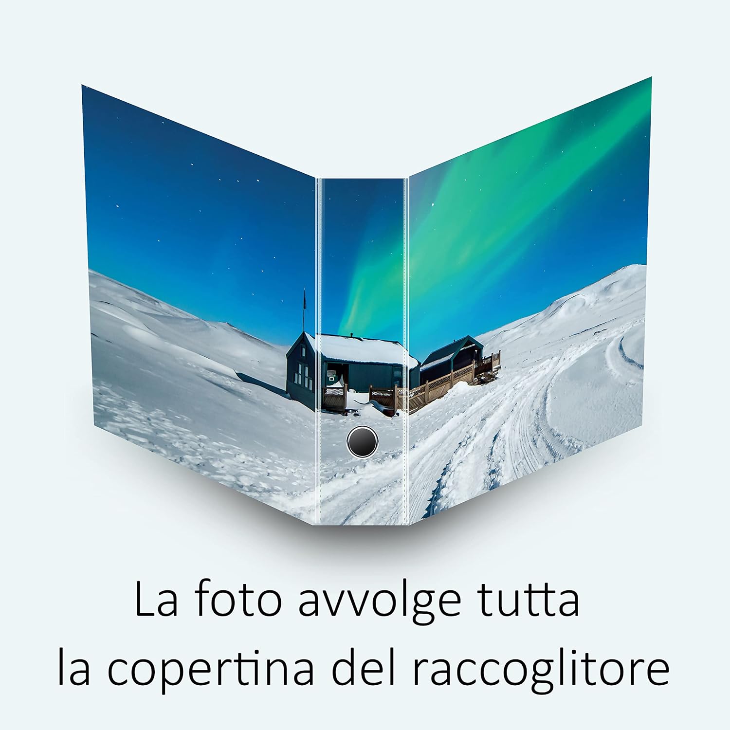 Set 3 raccoglitori ad anelli - AURORA (H31 cm con 2 anelli)