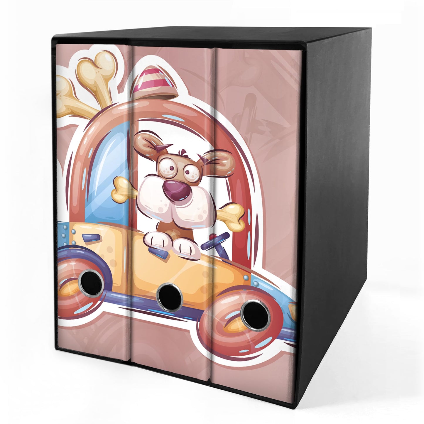 Set 3 raccoglitori ad anelli - FUFI (H31 cm con 2 anelli)