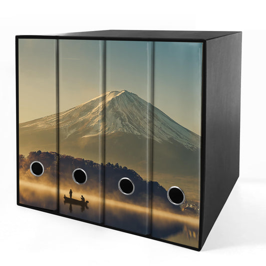 Set da 4 raccoglitori ad anelli - MONTE FUJI
