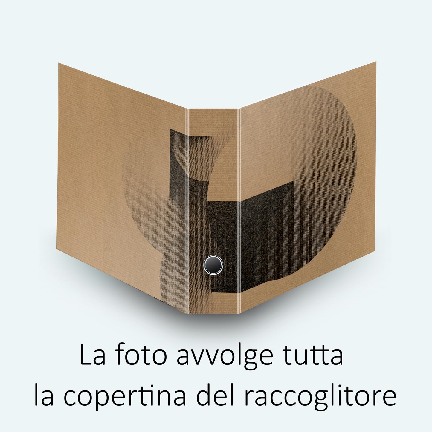 Raccoglitori ad anelli Avana ASTRATTO- Set da 4 raccoglitori - SHAREPRINTING Faldoni