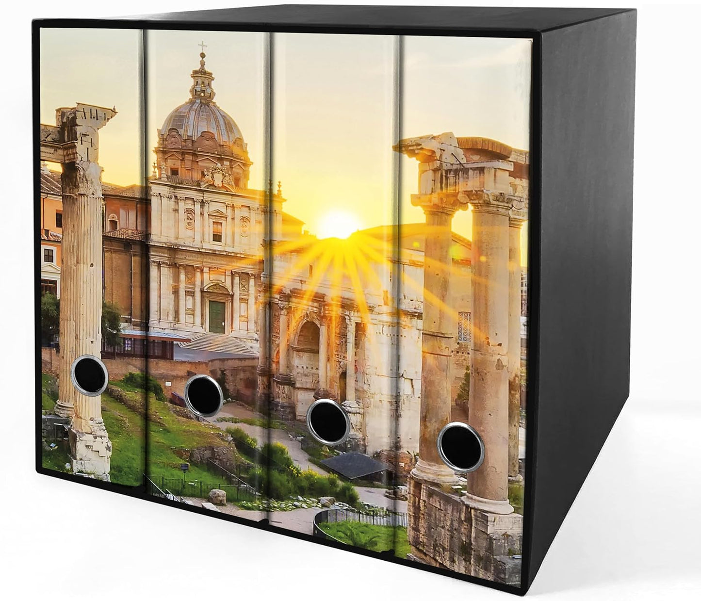 Set da 4 raccoglitori ad anelli ROMA ANTICA - Faldoni SHAREPRINTING (H31 con 2 anelli)