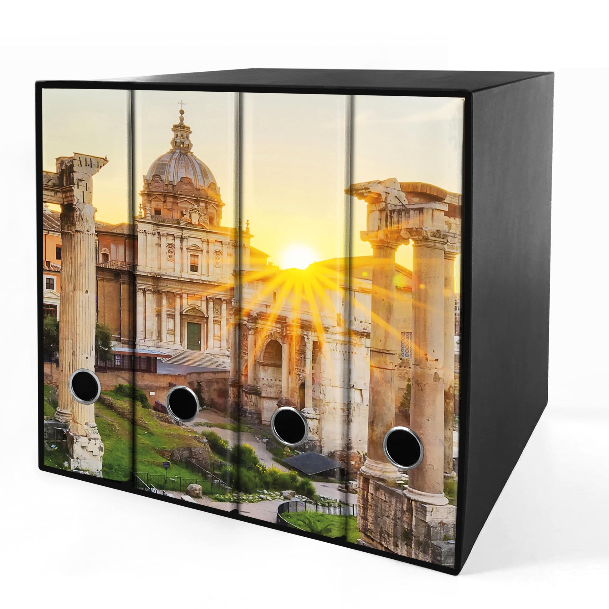 Set da 4 raccoglitori ad anelli ROMA ANTICA - Faldoni SHAREPRINTING (H31 con 2 anelli)