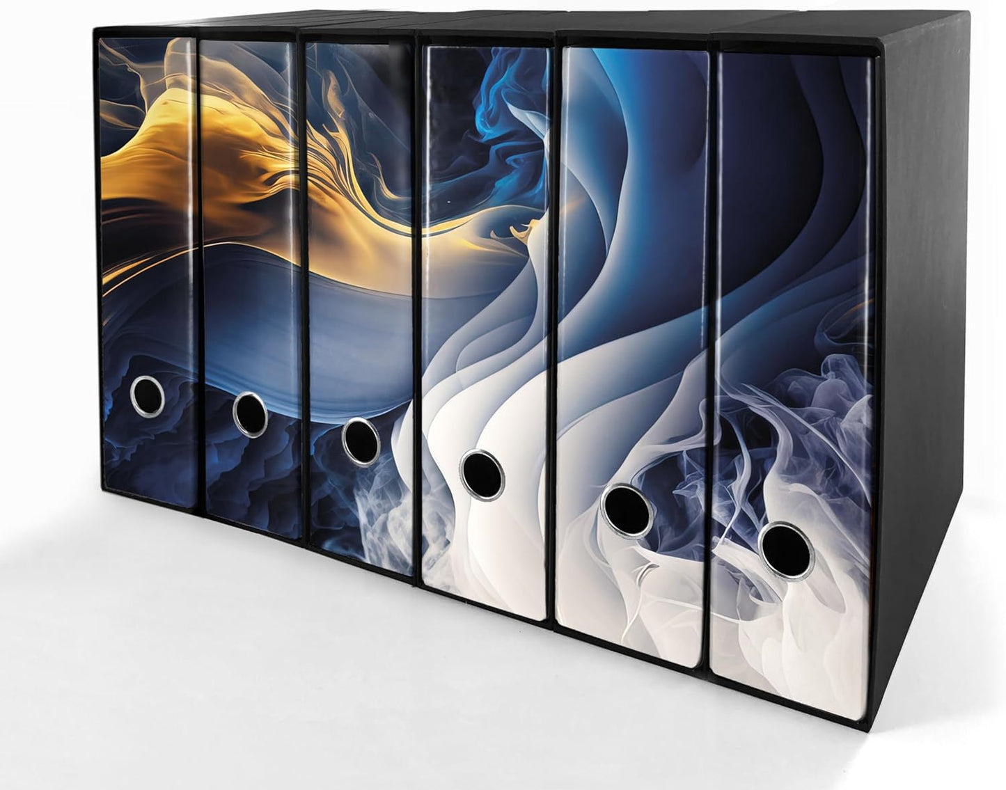 Set da 6 raccoglitori ad anelli MURALES ASTRATTO - Faldoni SHAREPRINTING (H31 con 2 anelli)