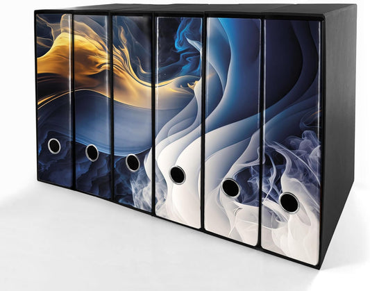 Set da 6 raccoglitori ad anelli MURALES ASTRATTO - Faldoni SHAREPRINTING (H31 con 2 anelli)