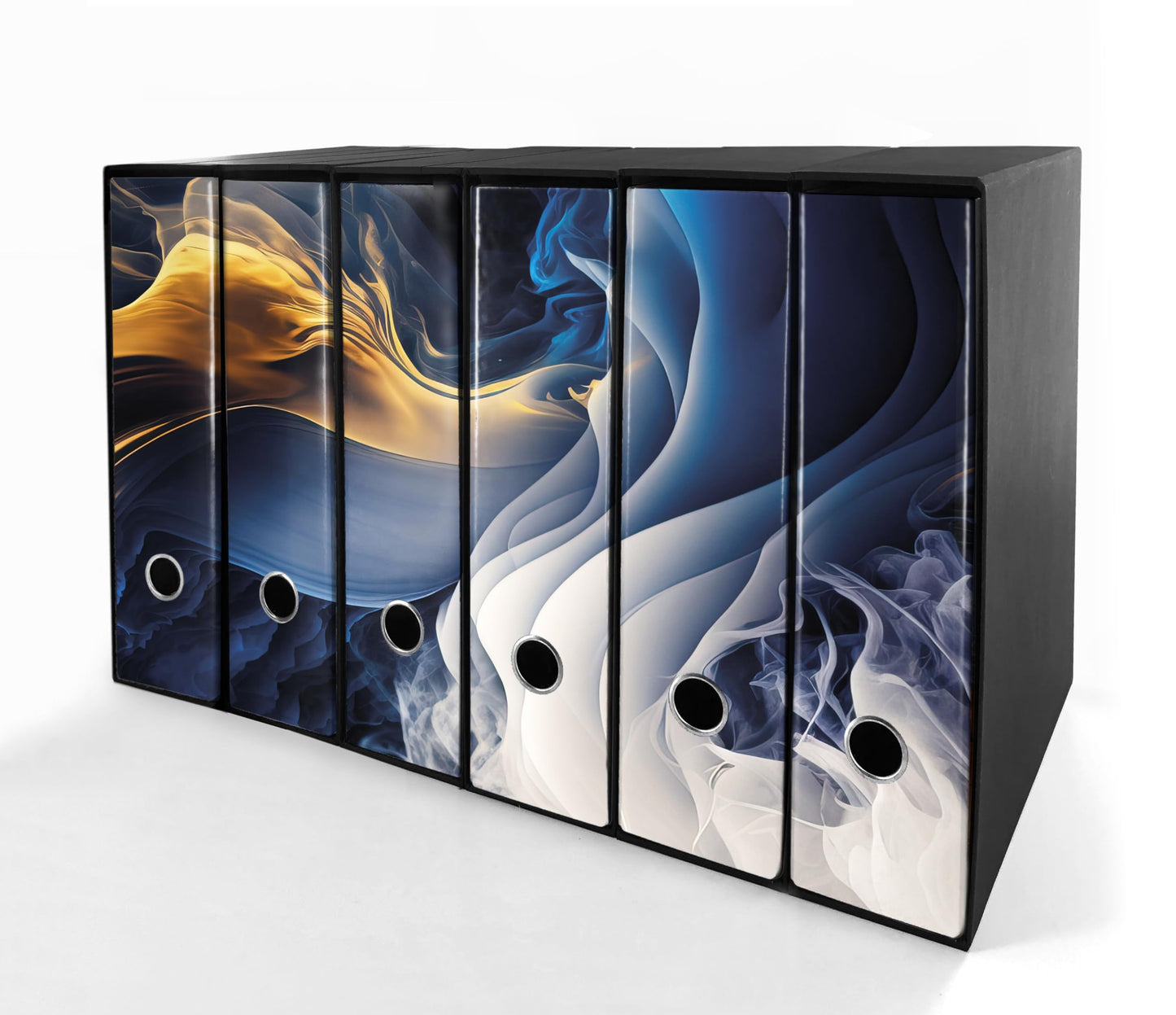 Set da 6 raccoglitori ad anelli MURALES ASTRATTO - Faldoni SHAREPRINTING (H31 con 2 anelli)