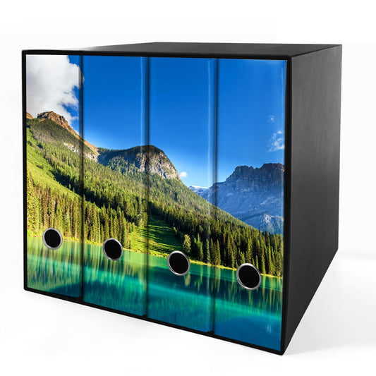 Set da 4 raccoglitori ad anelli - LAGO DI MONTAGNA