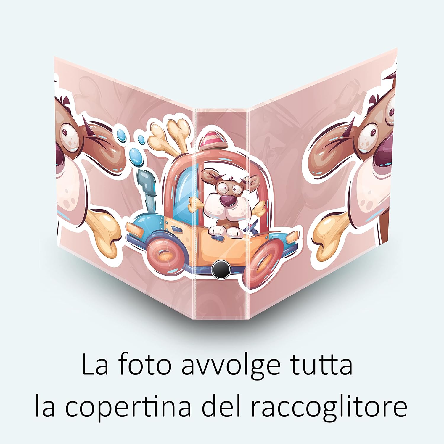 Set 3 raccoglitori ad anelli - FUFI (H31 cm con 2 anelli)
