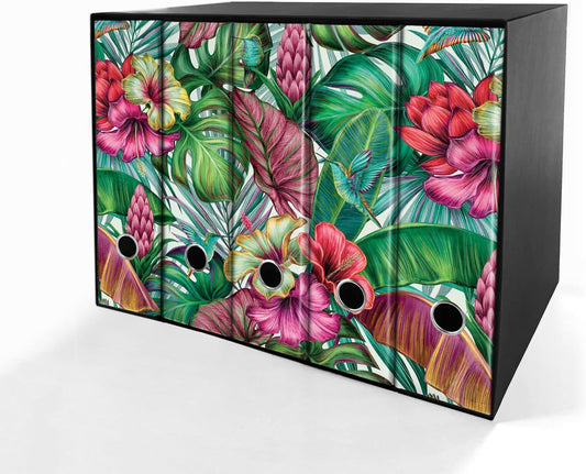 Set da 5 raccoglitori ad anelli - PRIMAVERA (H31 cm con 2 anelli)