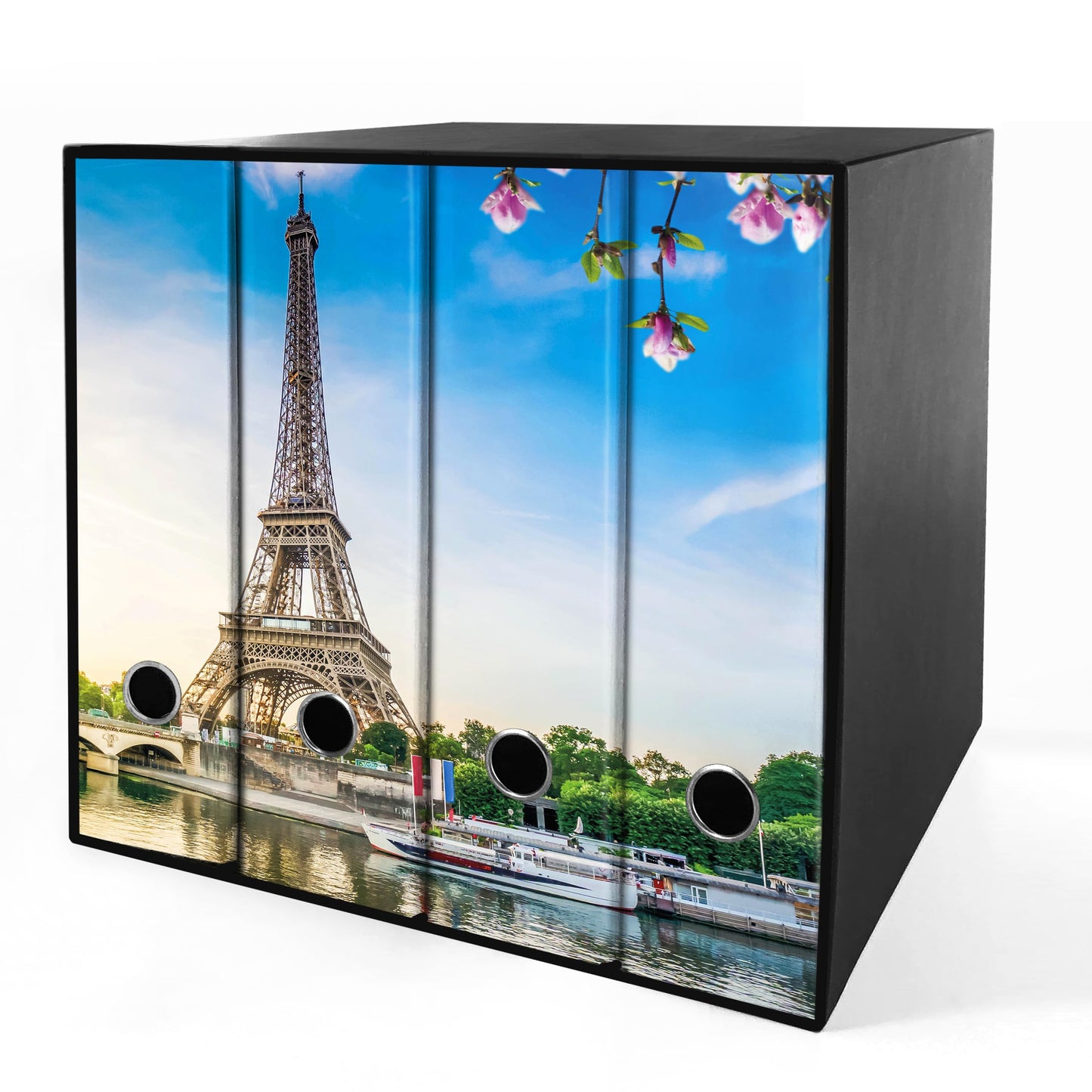 Set da 4 raccoglitori ad anelli PARIGI - Faldoni SHAREPRINTING (H31 con 2 anelli)