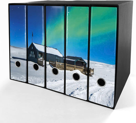 Set 5 raccoglitori ad anelli - AURORA (H31 cm con 2 anelli)
