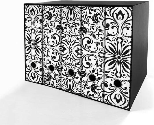 Set da 5 raccoglitori ad anelli - DAMASCO (H31 cm con 2 anelli)