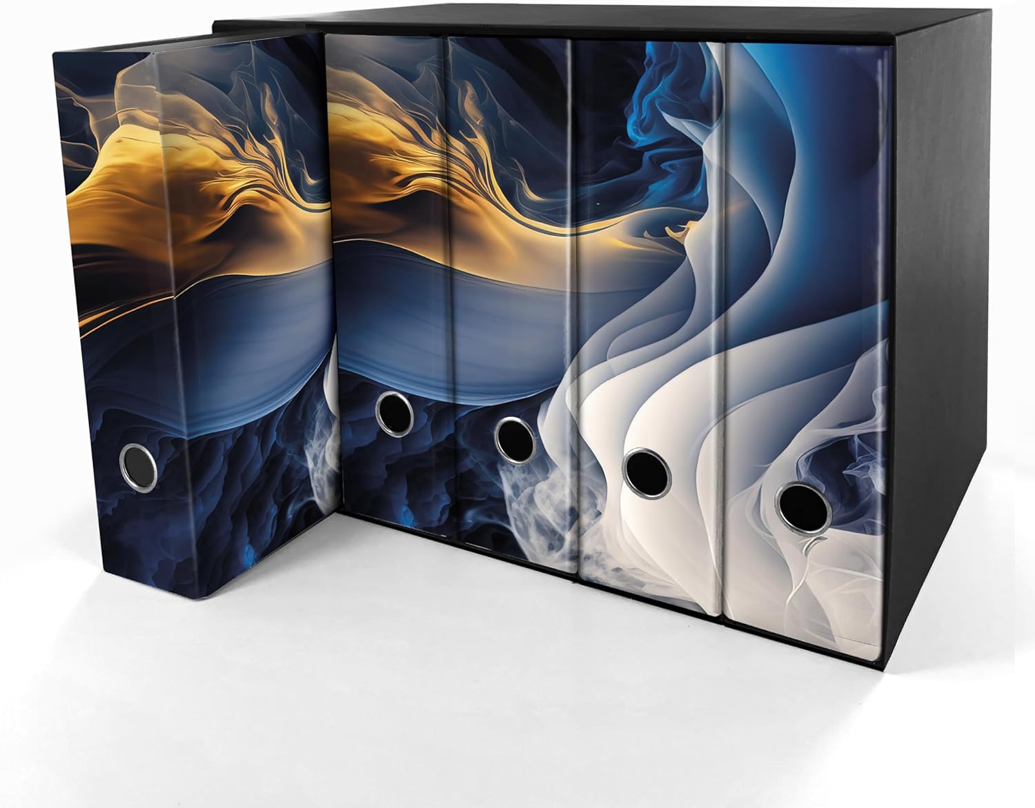 Set da 5 raccoglitori ad anelli MURALES ASTRATTO - Faldoni SHAREPRINTING (H31 con 2 anelli)