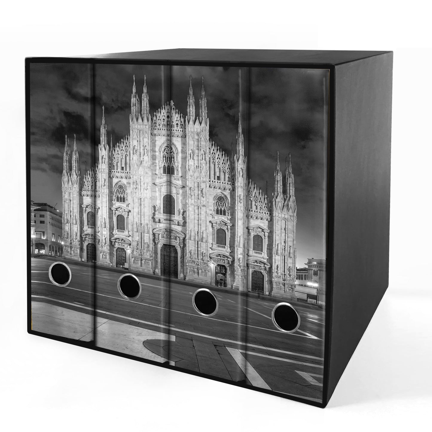 Set da 4 raccoglitori ad anelli DUOMO DI MILANO - Faldoni SHAREPRINTING (H31 con 2 anelli)