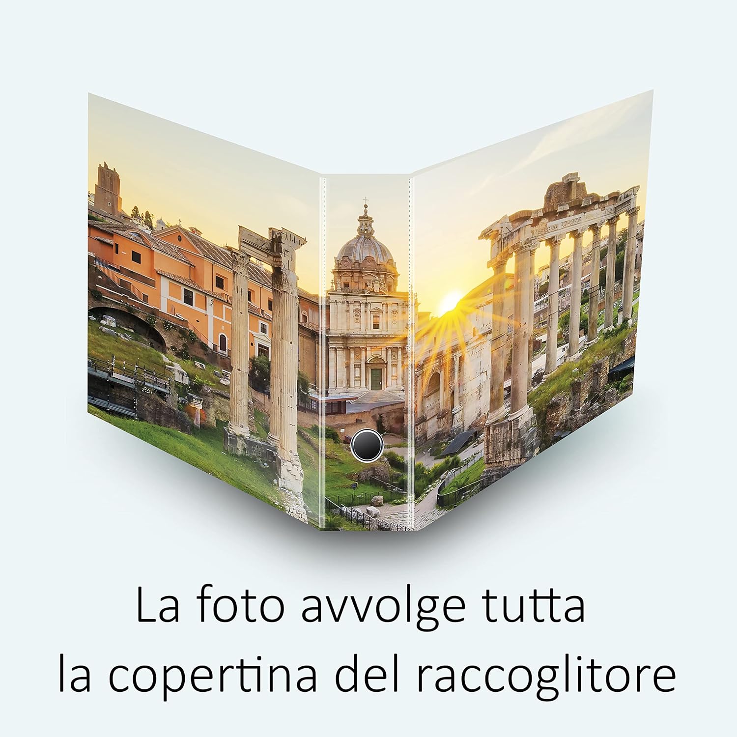 Set da 9 raccoglitori ad anelli ROMA ANTICA - Faldoni SHAREPRINTING (H31 con 2 anelli)