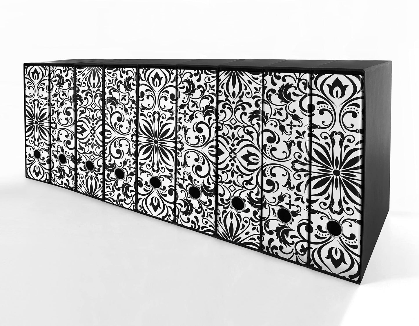 Set da 9 raccoglitori ad anelli DAMASCO - Faldoni SHAREPRINTING (H31 con 2 anelli)