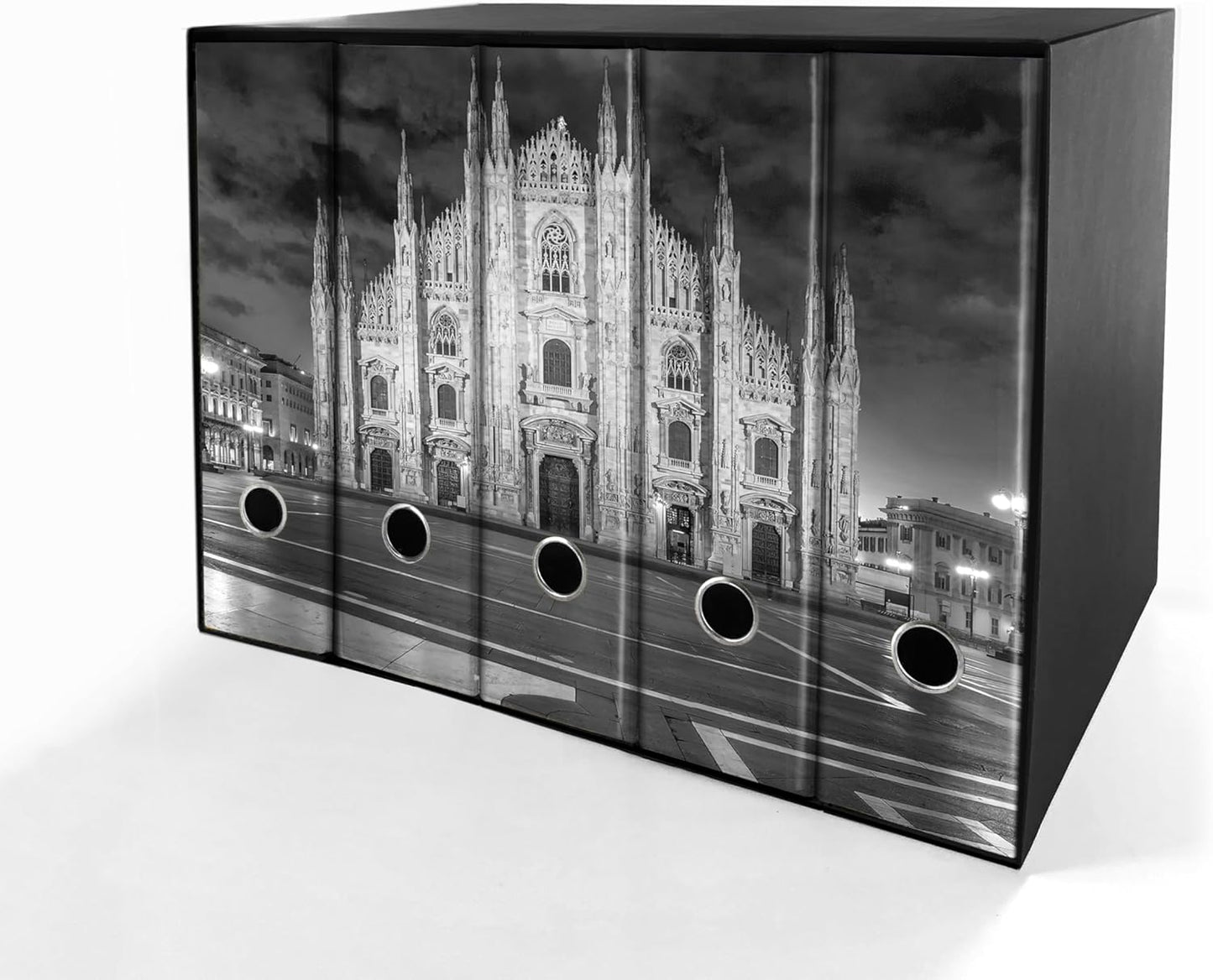 Set da 5 raccoglitori ad anelli - Duomo di MIlano (H31 cm con 2 anelli)