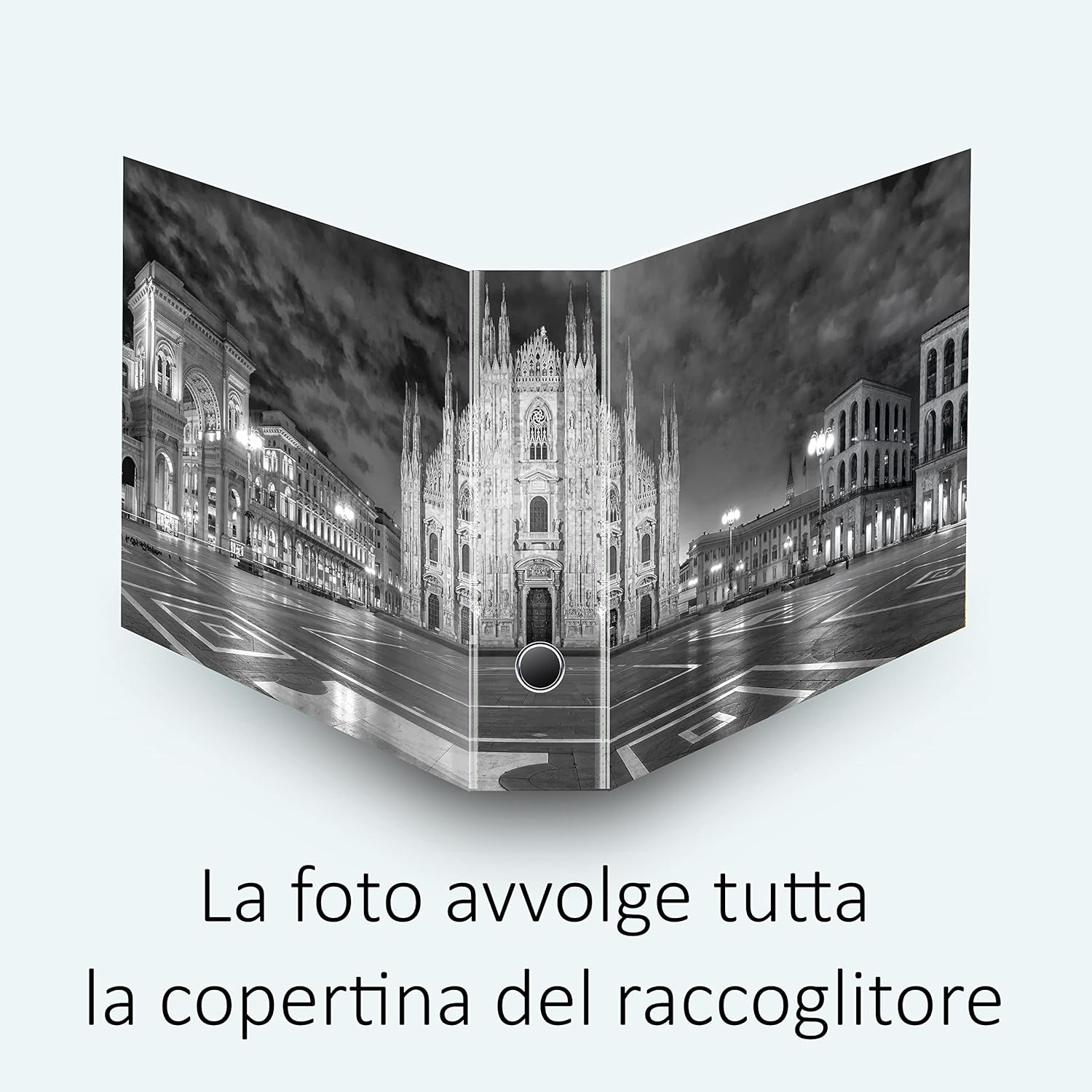 Set da 6 raccoglitori ad anelli DUOMO DI MILANO - Faldoni SHAREPRINTING (H31 con 2 anelli)