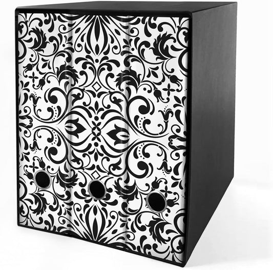 Set da 3 raccoglitori ad anelli - DAMASCO (H31 cm con 2 anelli)