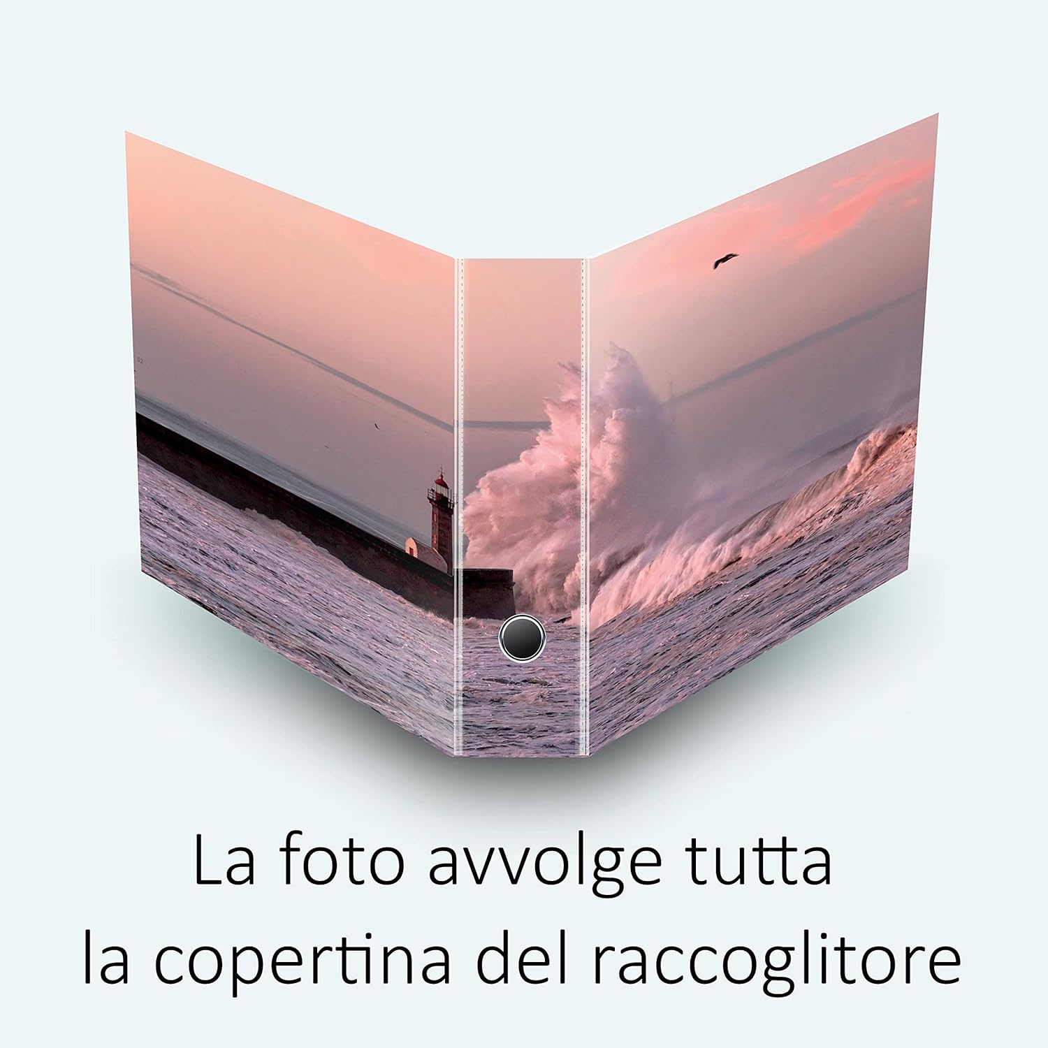 Set da 7 raccoglitori ad anelli FARO CON ONDA - Faldoni SHAREPRINTING (H31 con 2 anelli)