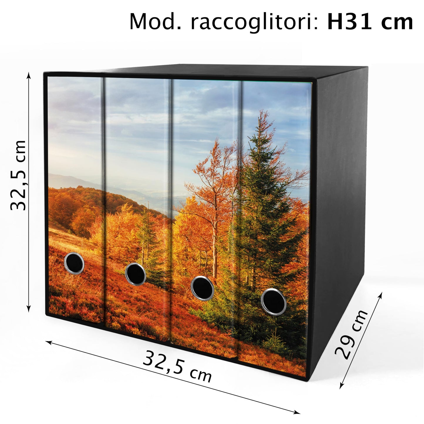 Set da 4 raccoglitori ad anelli - AUTUNNO