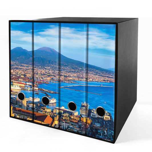 Set da 4 raccoglitori ad anelli GOLFO DI NAPOLI - Faldoni SHAREPRINTING