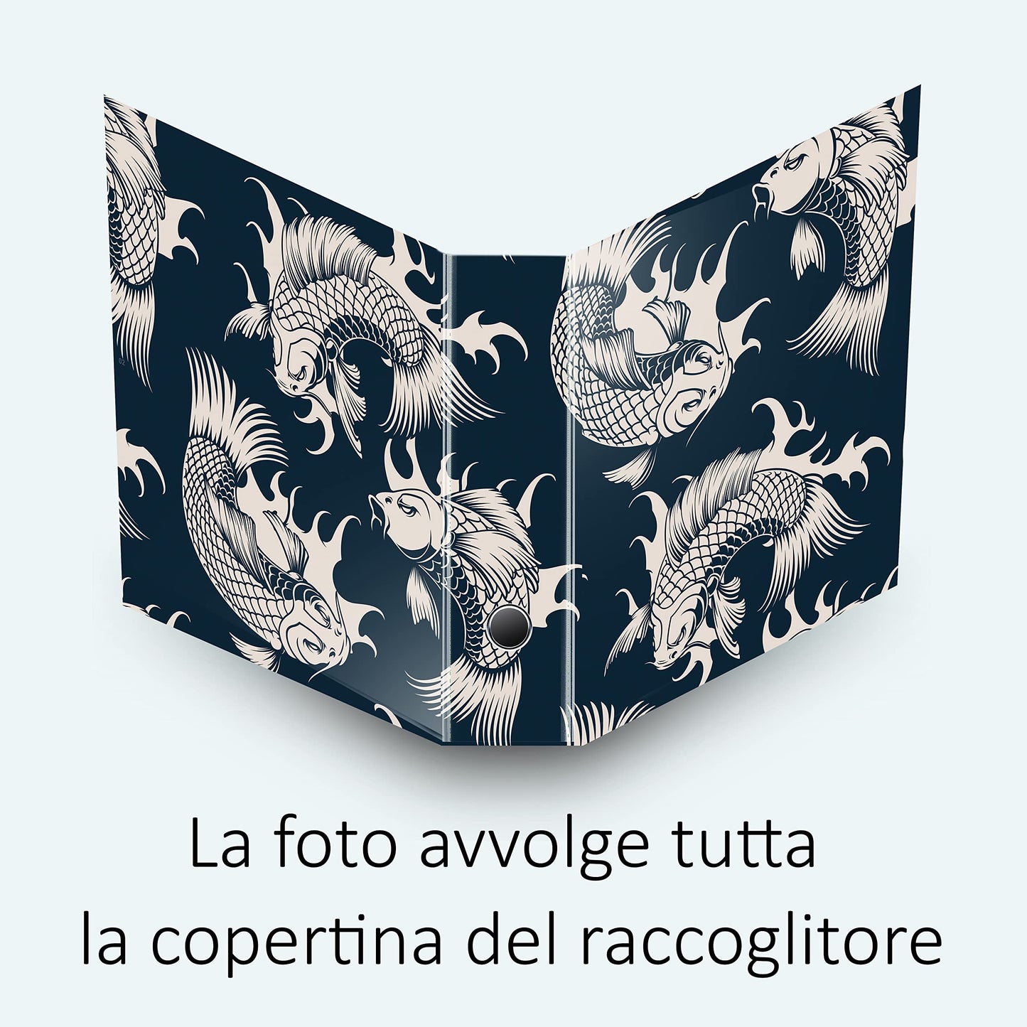 Set da 4 raccoglitori ad anelli - CARPE BIANCHE