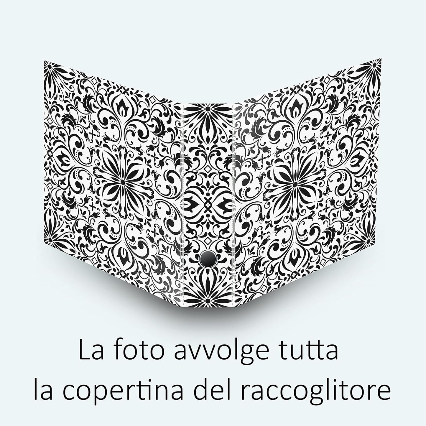 Set da 7 raccoglitori ad anelli DAMASCO - Faldoni SHAREPRINTING (H31 con 2 anelli)