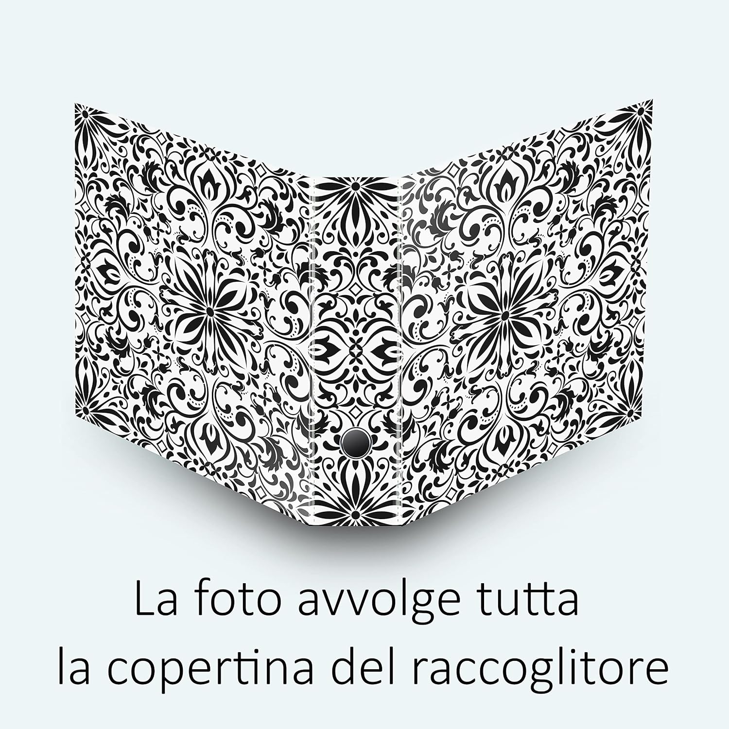 Set da 7 raccoglitori ad anelli DAMASCO - Faldoni SHAREPRINTING (H31 con 2 anelli)