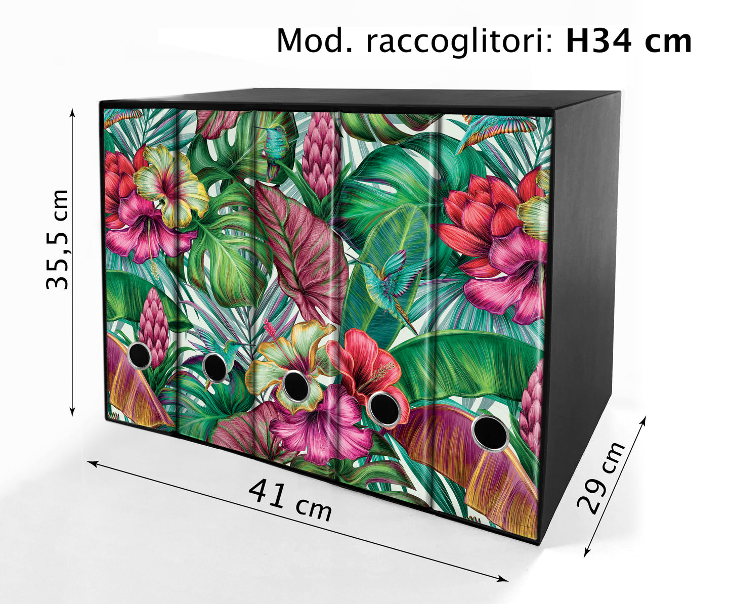 Set da 5 raccoglitori ad anelli - PRIMAVERA