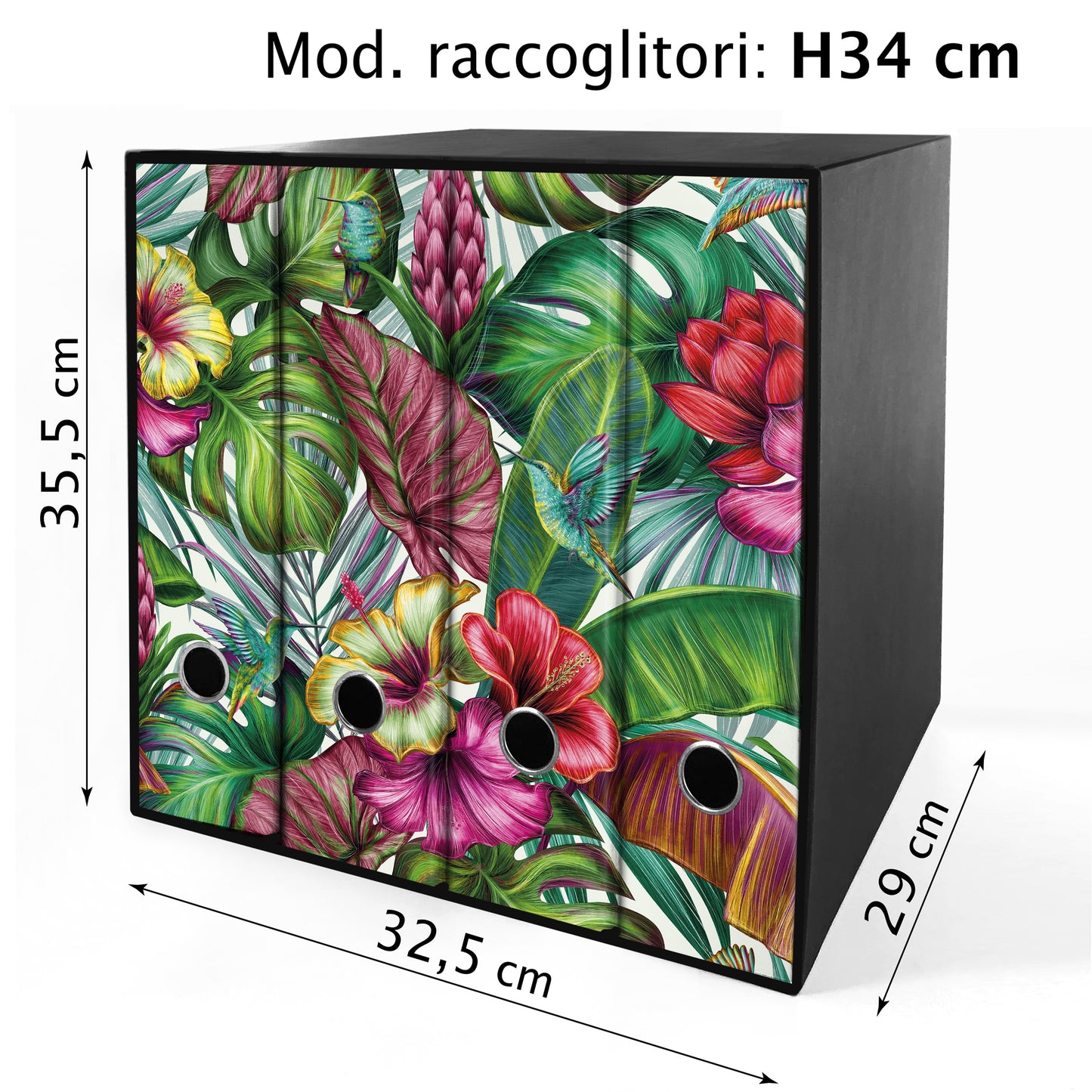 Set da 4 raccoglitori ad anelli PRIMAVERA - Faldoni SHAREPRINTING