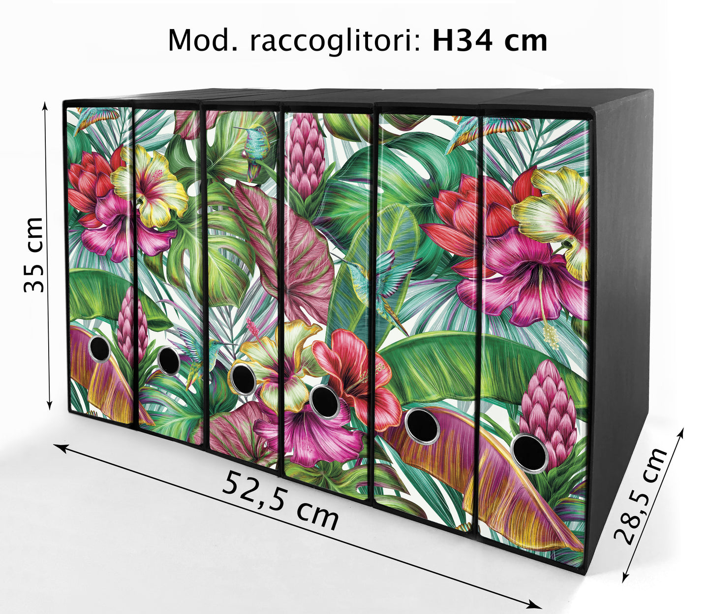 Set da 6 raccoglitori ad anelli PRIMAVERA - Faldoni SHAREPRINTING