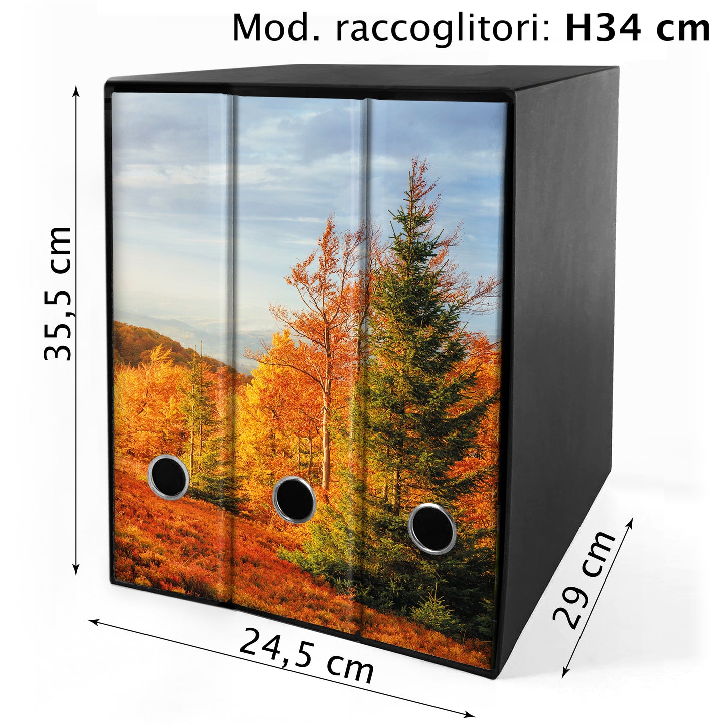 Set da 3 raccoglitori ad anelli - AUTUNNO