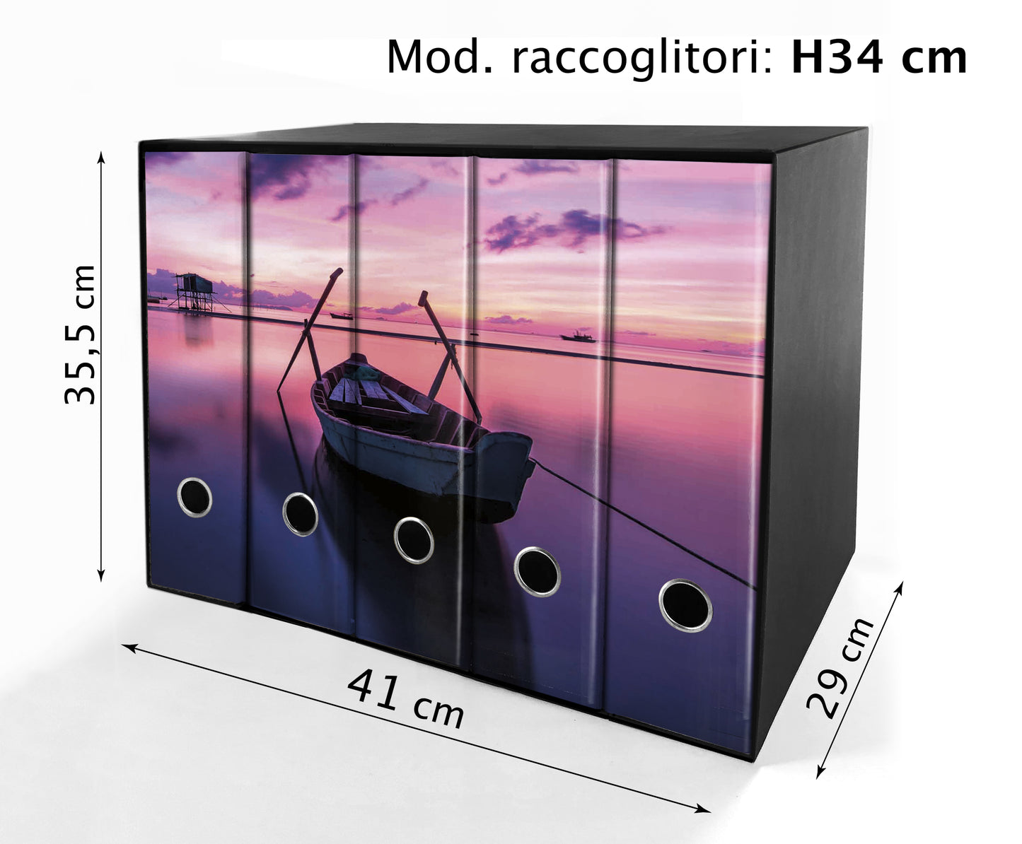 Set 5 raccoglitori ad anelli - BARCA ALBA