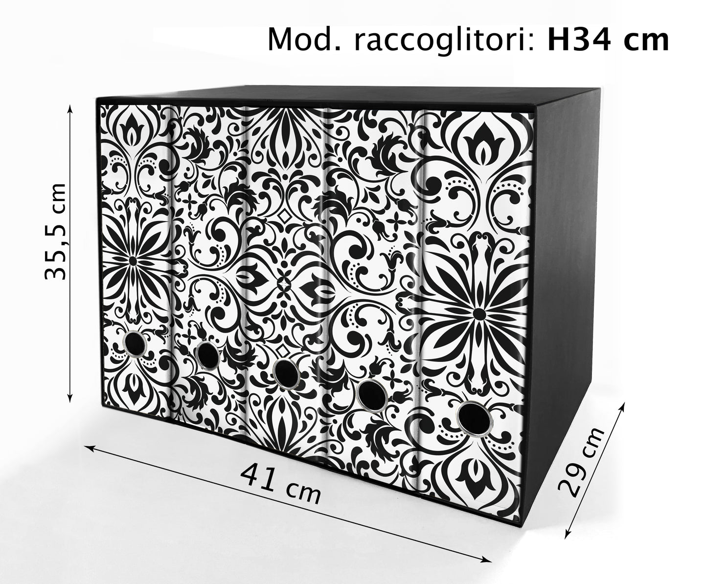 Set da 5 raccoglitori ad anelli - DAMASCO
