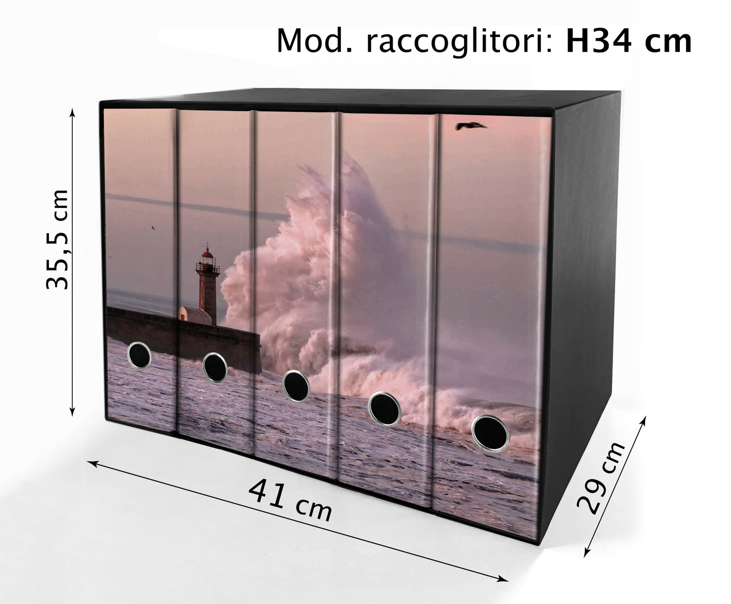 Set da 5 raccoglitori ad anelli - FARO con ONDA