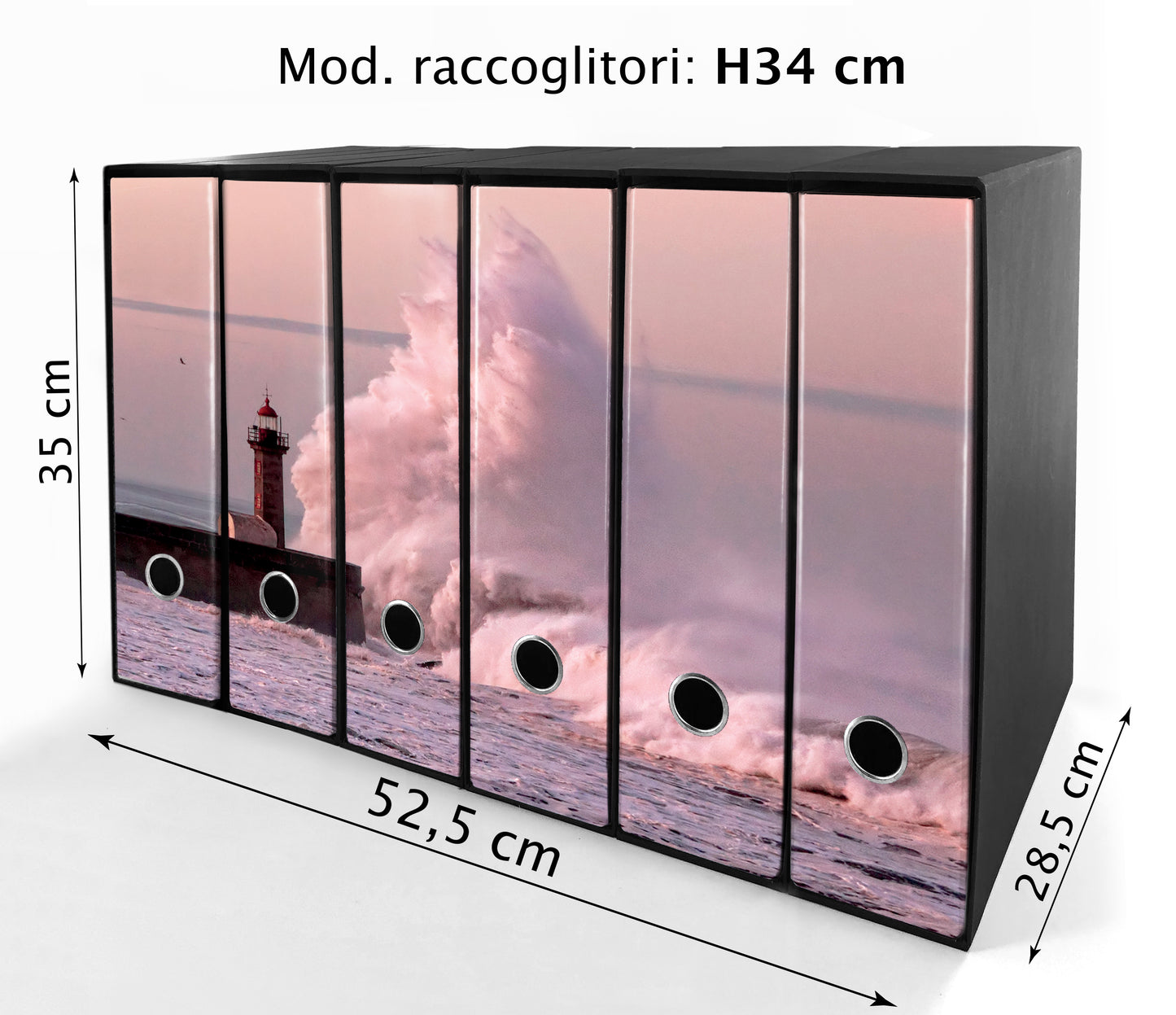 Set da 6 raccoglitori ad anelli - FARO e ONDA