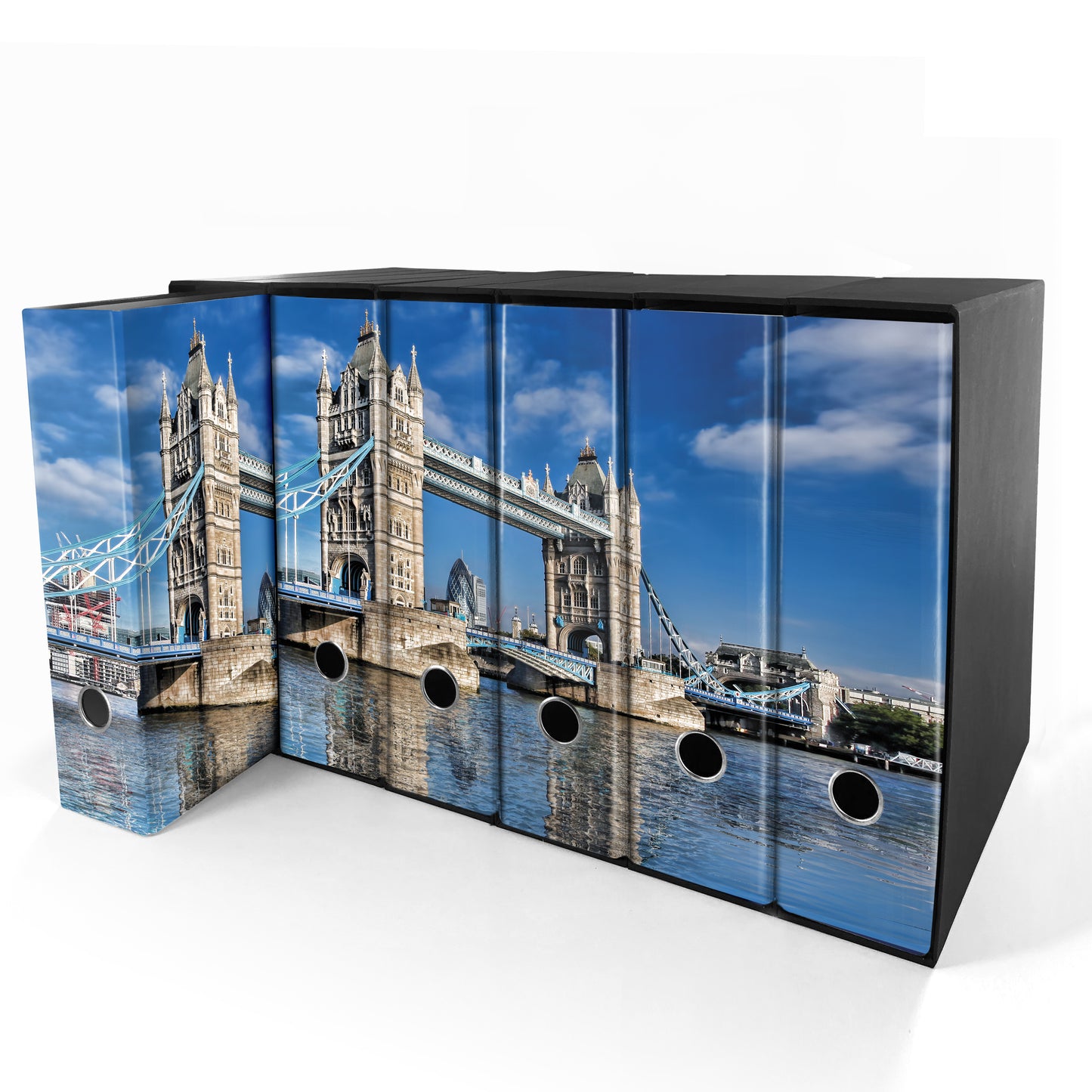 Set da 6 raccoglitori ad anelli LONDRA - Faldoni SHAREPRINTING