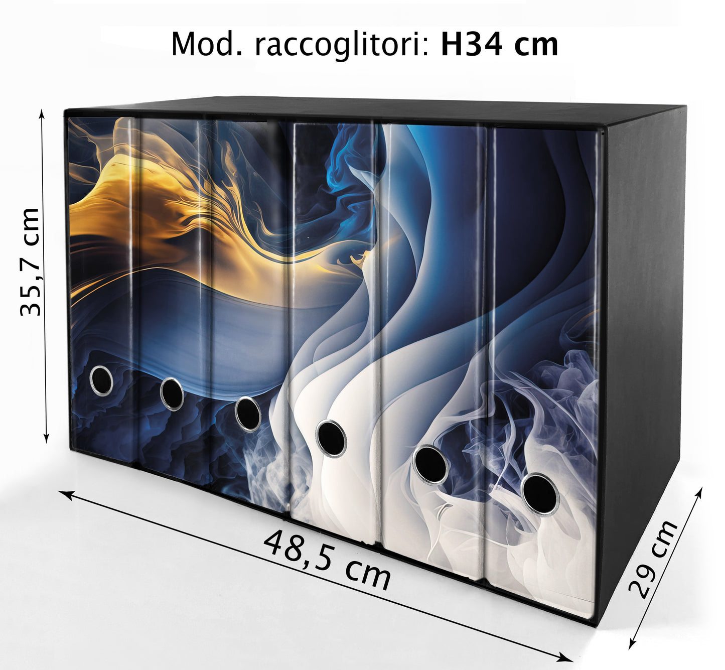 Set da 6 raccoglitori ad anelli MURALES ASTRATTO - Faldoni SHAREPRINTING