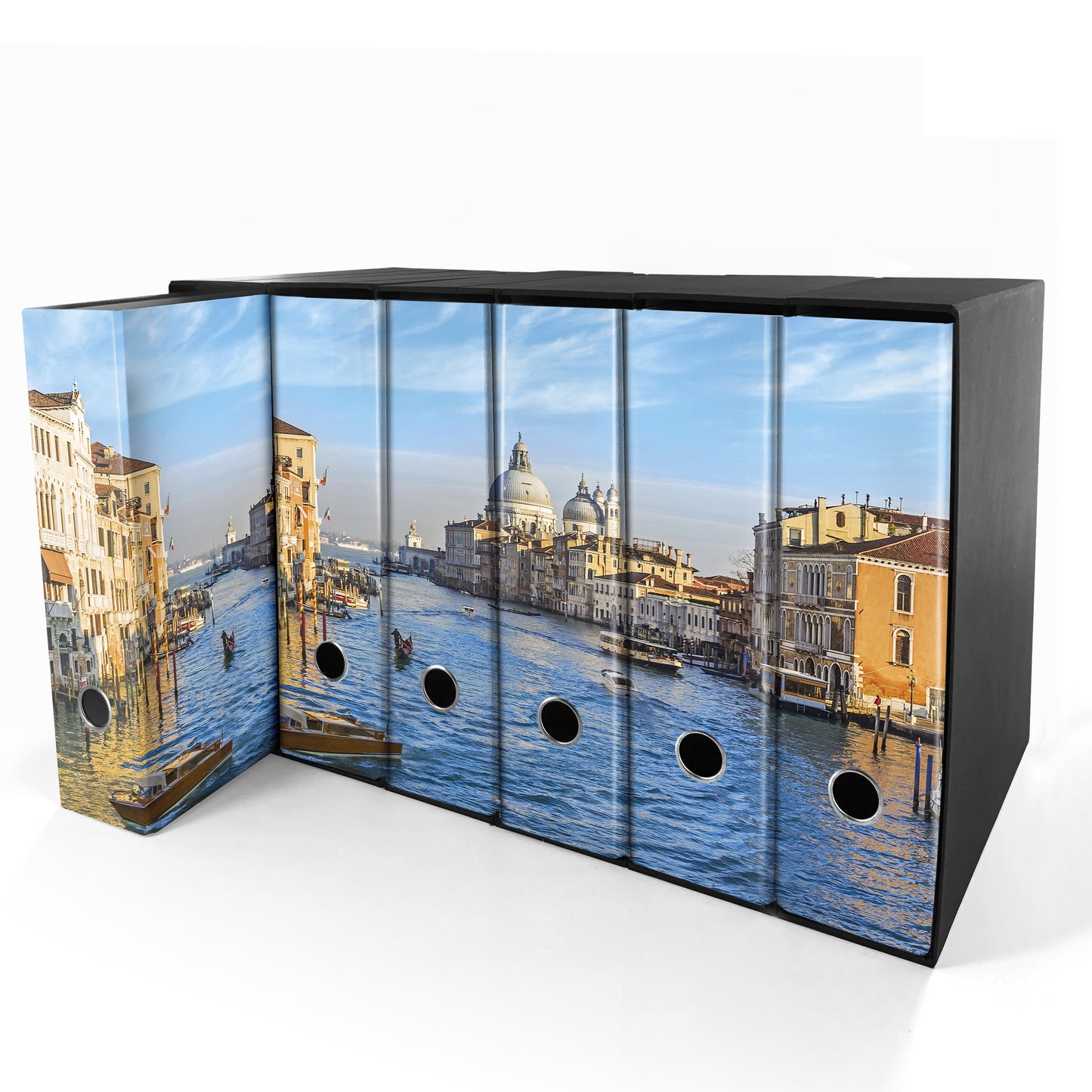 Set da 6 raccoglitori ad anelli VENEZIA, CANAL GRANDE - Faldoni SHAREPRINTING