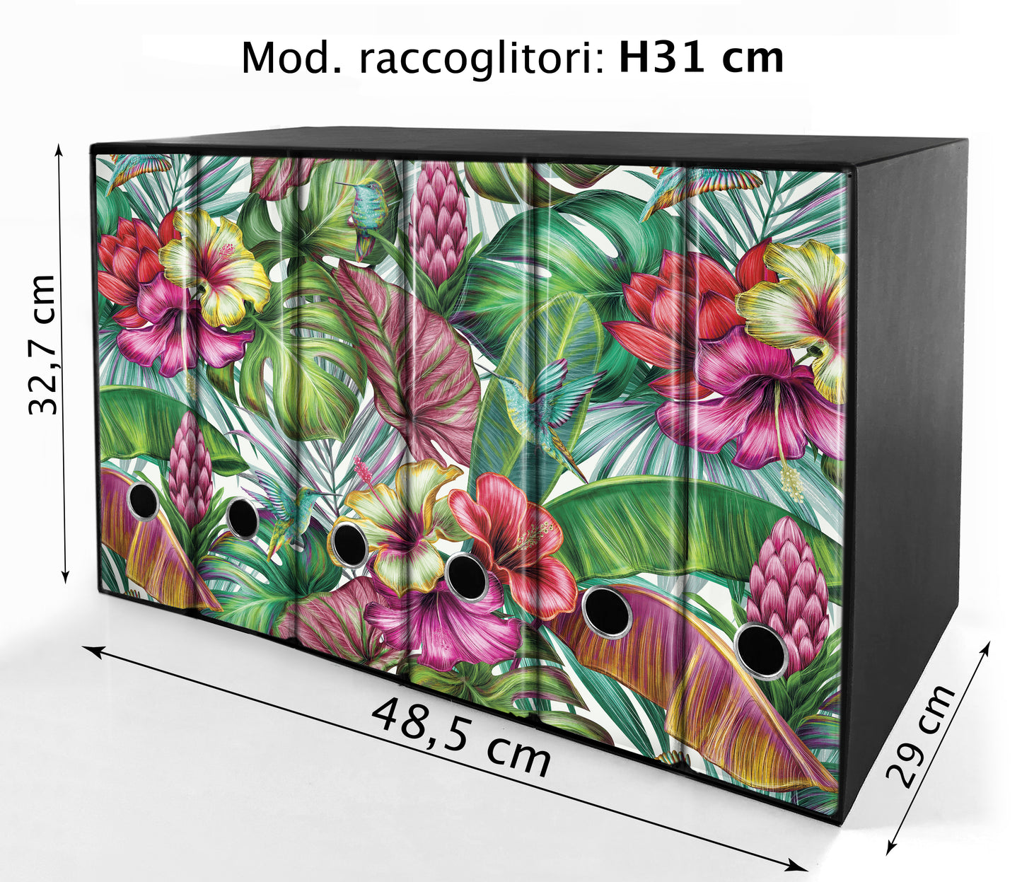Set da 6 raccoglitori ad anelli PRIMAVERA - Faldoni SHAREPRINTING