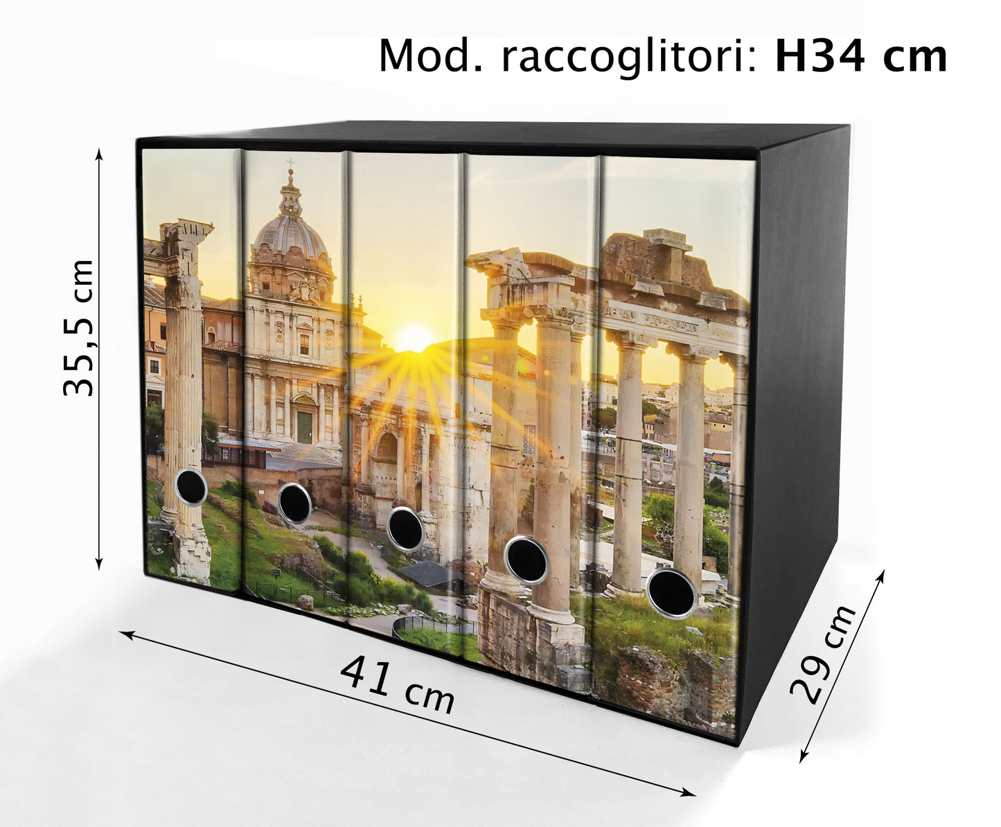 Set da 5 raccoglitori ad anelli ROMA ANTICA - Faldoni SHAREPRINTING
