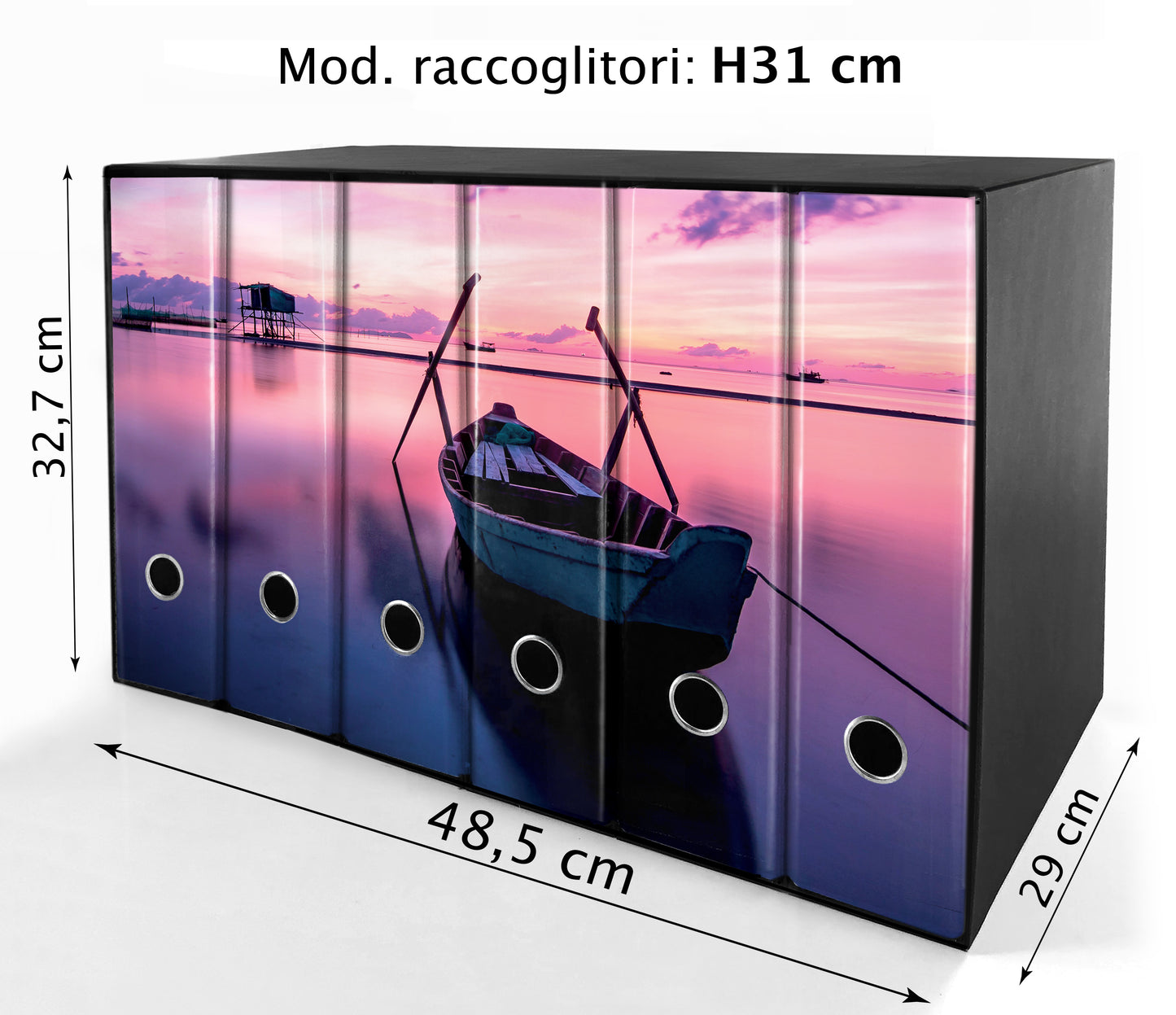 Set da 6 raccoglitori ad anelli - BARCA all' ALBA