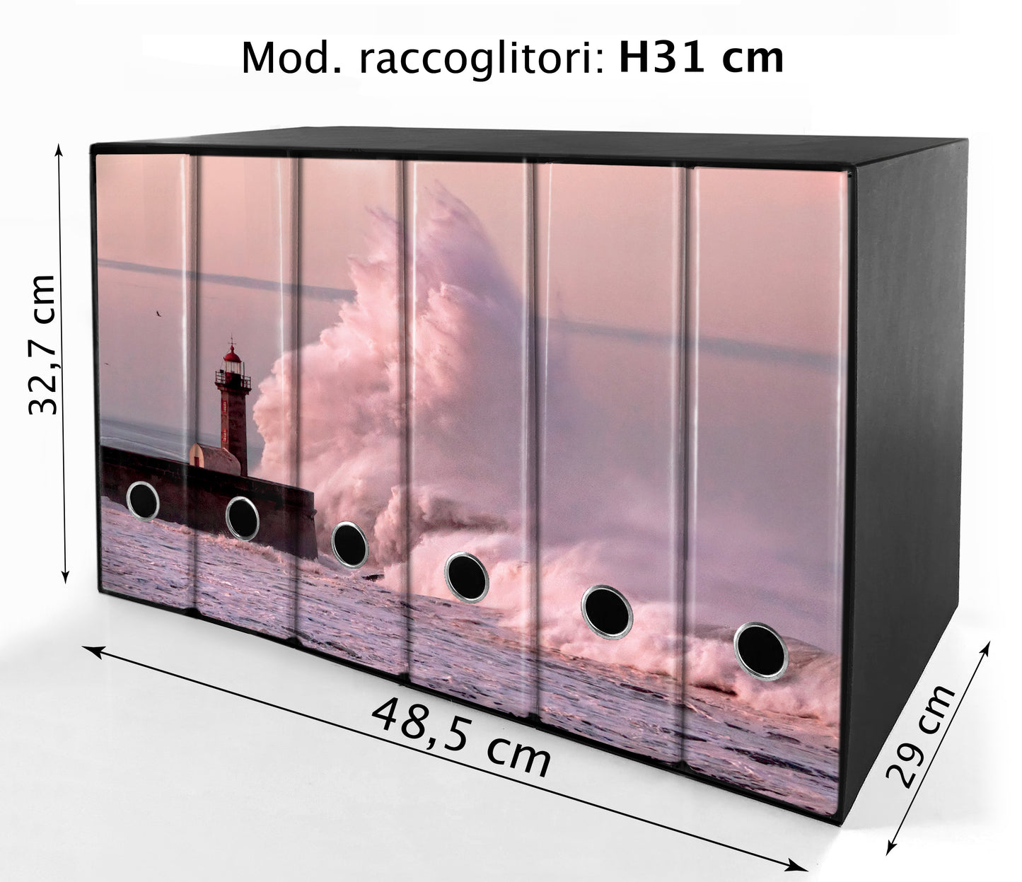 Set da 6 raccoglitori ad anelli - FARO e ONDA