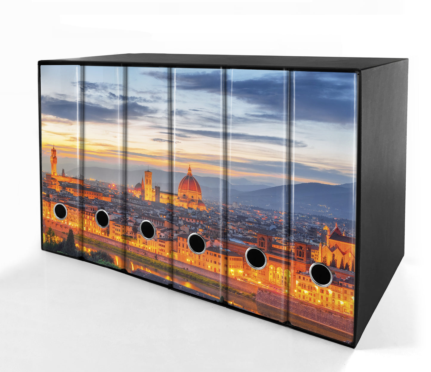 Set da 6 raccoglitori ad anelli FIRENZE - Faldoni SHAREPRINTING