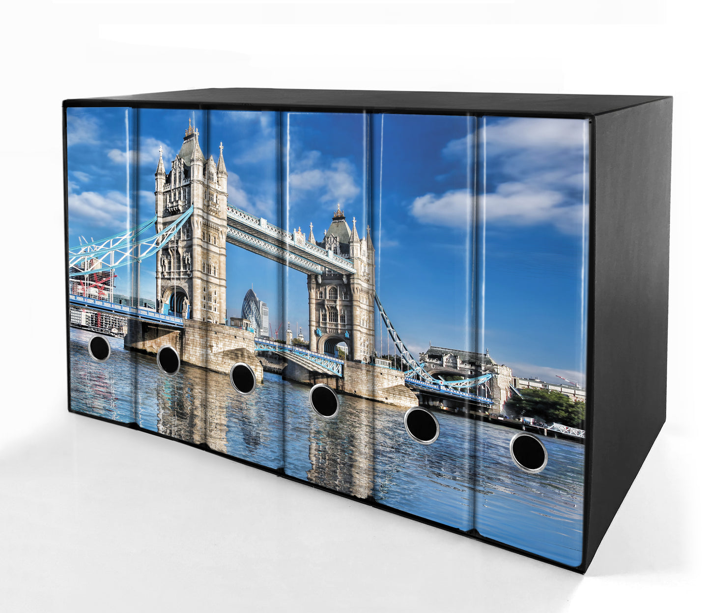 Set da 6 raccoglitori ad anelli LONDRA - Faldoni SHAREPRINTING