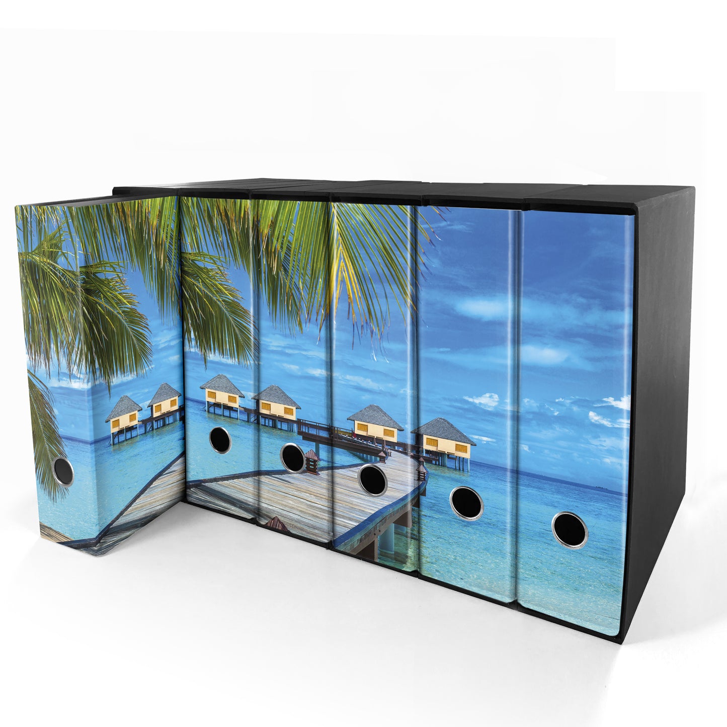 Set da 6 raccoglitori ad anelli MALDIVE - Faldoni SHAREPRINTING