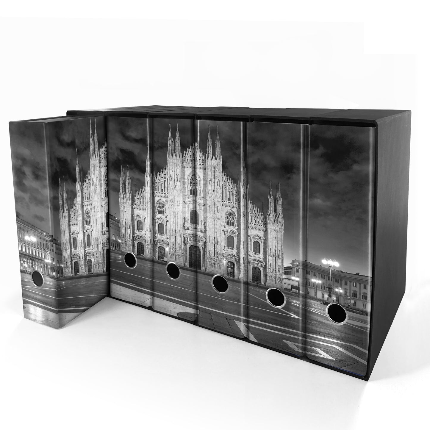 Set da 6 raccoglitori ad anelli DUOMO DI MILANO - Faldoni SHAREPRINTING