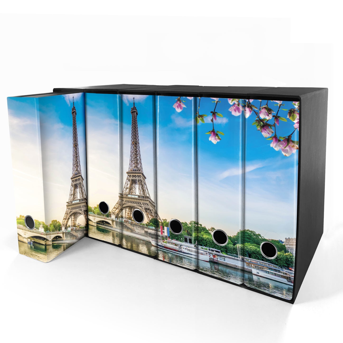 Set da 6 raccoglitori ad anelli PARIGI - Faldoni SHAREPRINTING